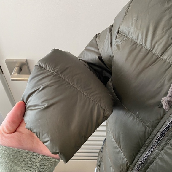 Fall Puffer Jacket | Green Zip - Picture 5 of 6